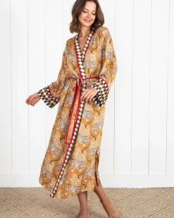Eco Satin Robe in Bagheera