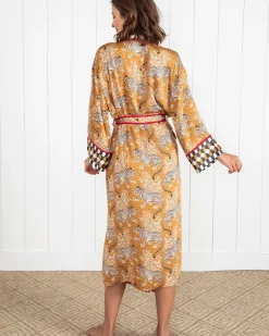 Eco Satin Robe in Bagheera