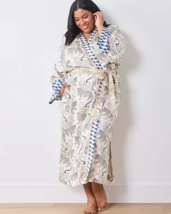 Eco Satin Robe in Bagheera
