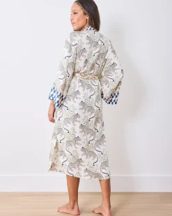 Eco Satin Robe in Bagheera