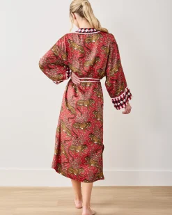 Eco Satin Robe in Bagheera