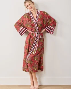 Eco Satin Robe in Bagheera