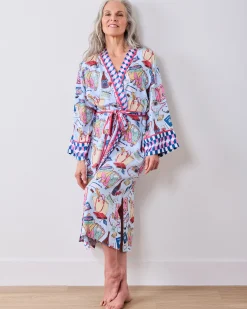 Eco Satin Robe in Emotional Baggage