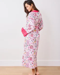 Eco Satin Robe in Viva Las Vegas