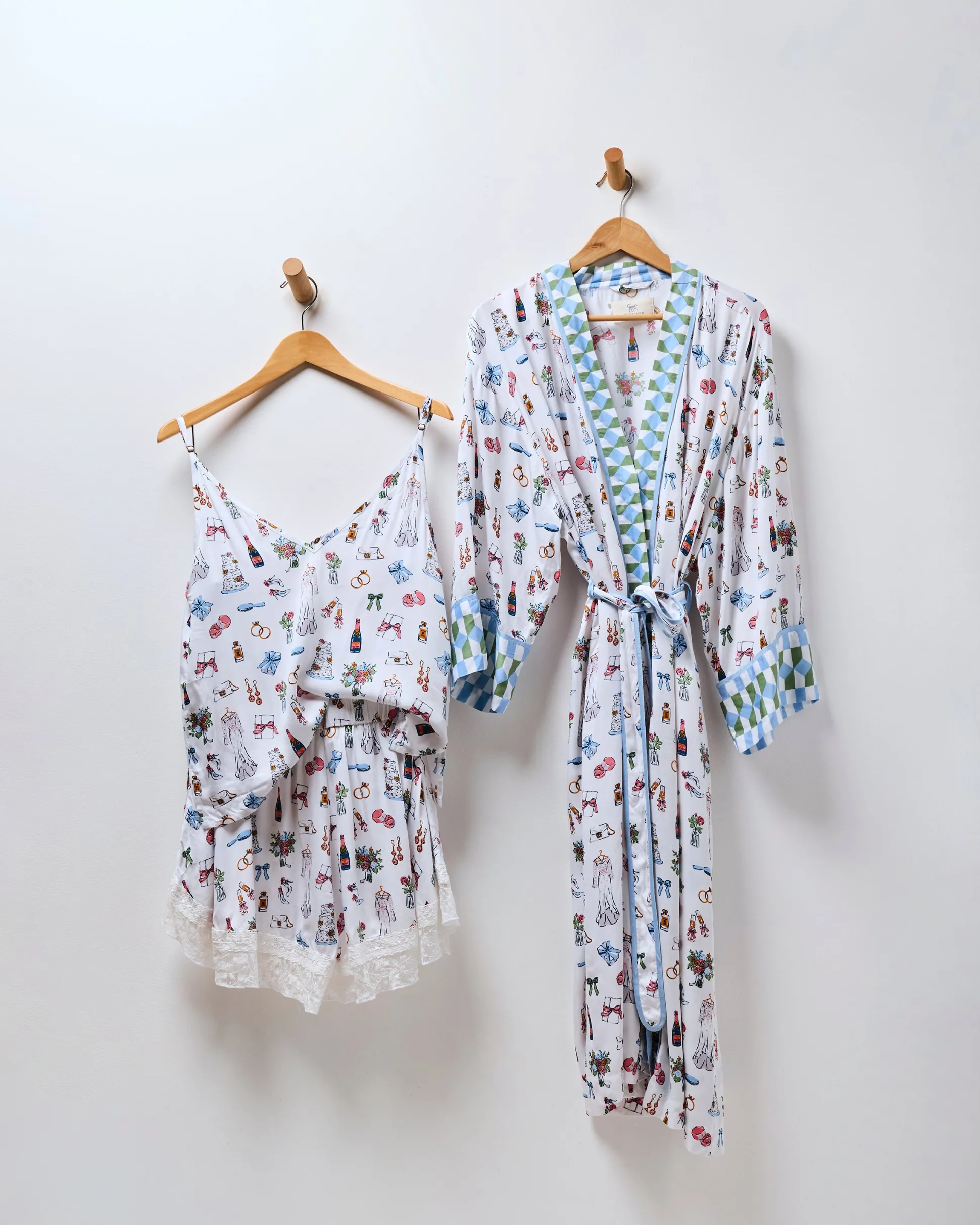 Eco Satin Robe & Pamela Set Bundle in Big Day Bliss