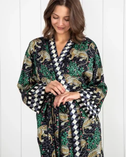 Eco Satin Robe & Pouches Bundle in Bagheera