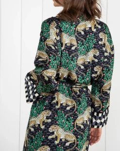 Eco Satin Robe & Pouches Bundle in Bagheera