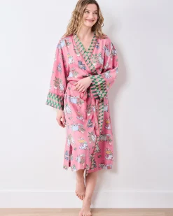 Eco Satin Robe & Slippers Bundle in Spa Day
