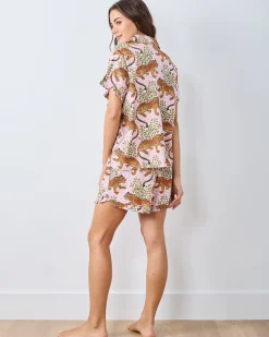 Eco Satin Ruffle Set in Bagheera