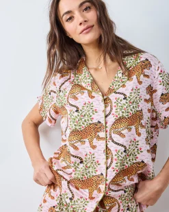 Eco Satin Ruffle Set in Bagheera