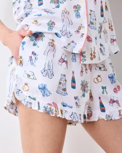 Eco Satin Ruffle Set in Big Day Bliss