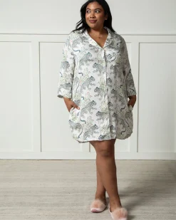 Eco Satin Sleep Shirt in Bagheera