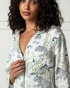 Eco Satin Sleep Shirt in Bagheera