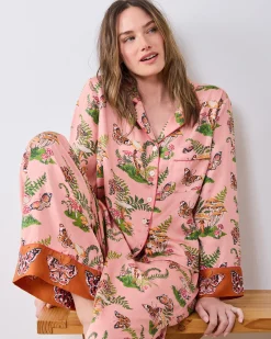 Eco Satin Soho Set in Butterfly Forager