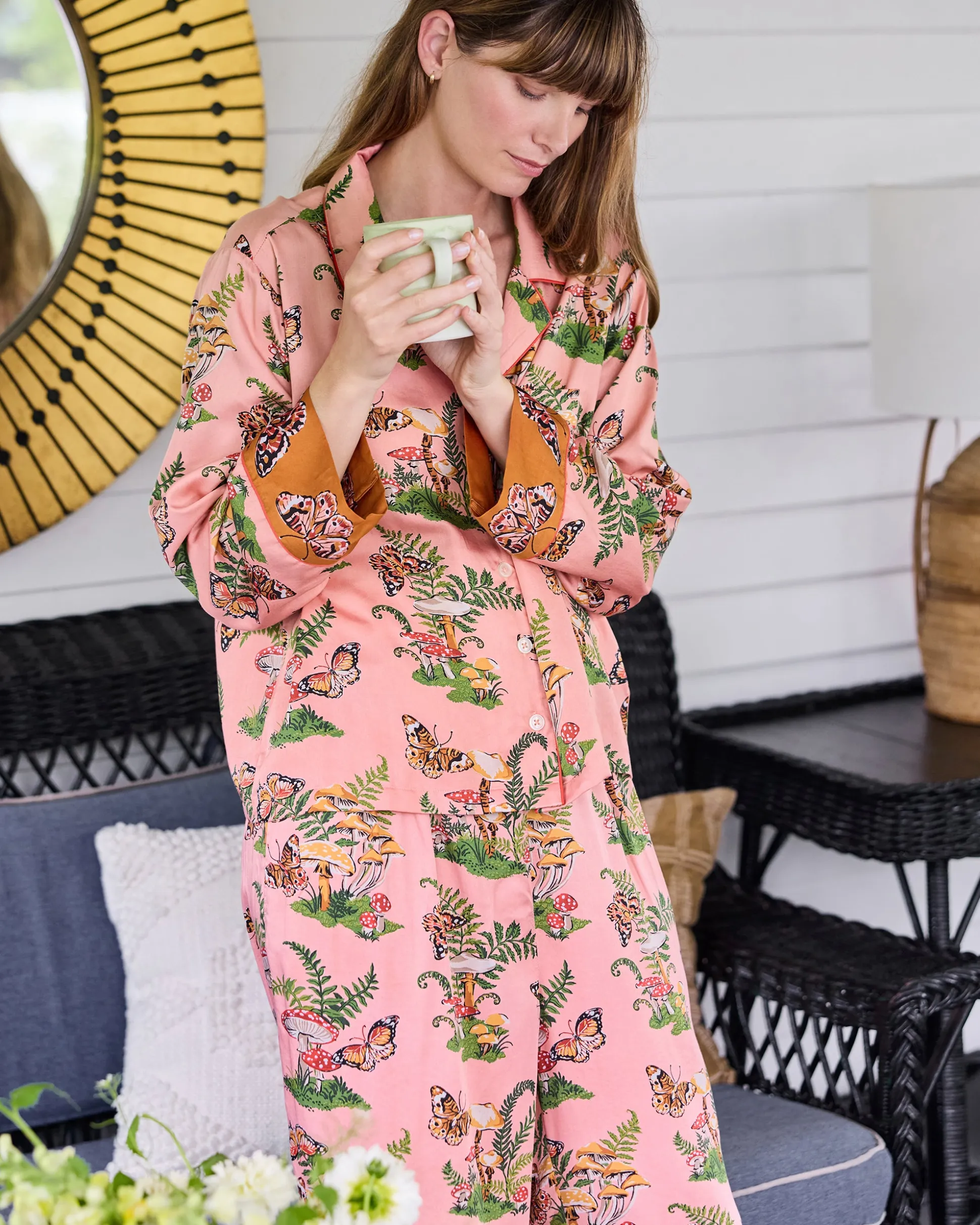 Eco Satin Soho Set in Butterfly Forager