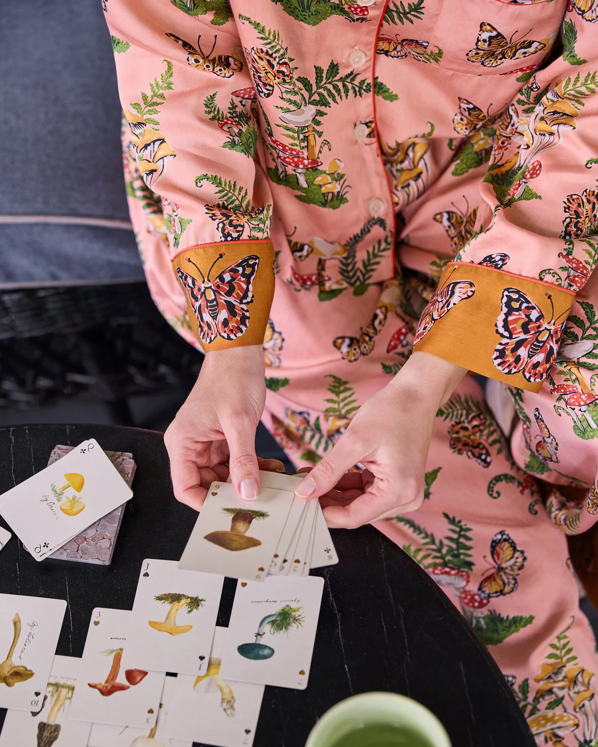 Eco Satin Soho Set in Butterfly Forager