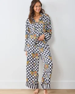 Eco Satin Soho Set in Courtly Check Bagheera