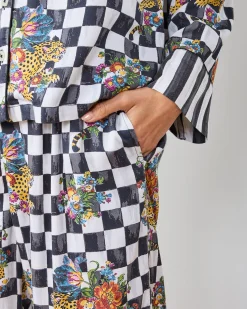 Eco Satin Soho Set in Courtly Check Bagheera