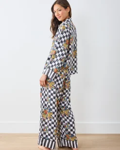 Eco Satin Soho Set in Courtly Check Bagheera