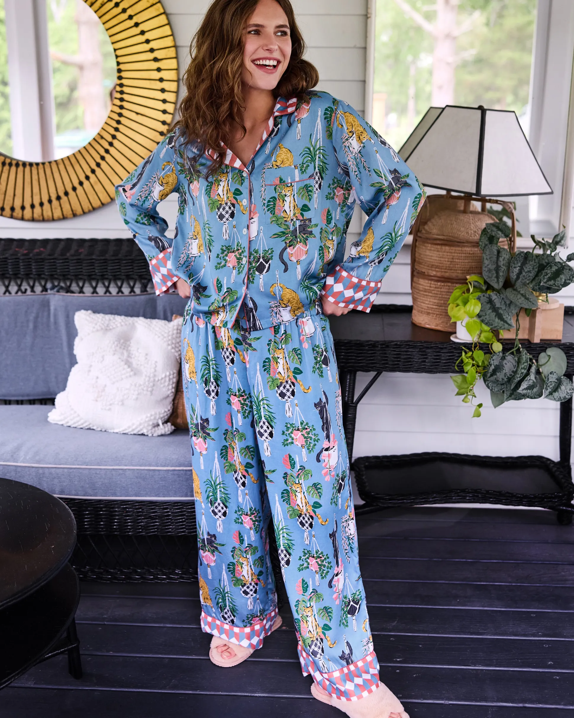 Eco Satin Soho Set in Macrame Mischief
