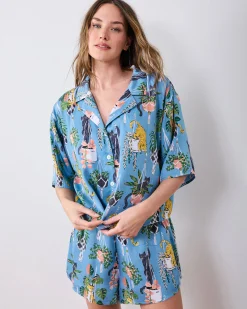 Eco Satin Sweet Dreams Set in Macrame Mischief