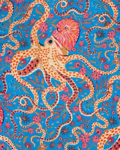 Eco Satin Sweet Dreams Set in Octopus Isle