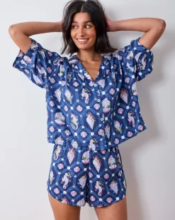 Eco Satin Sweet Dreams Set in Underwater Enchantment