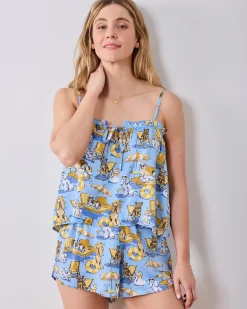 Eco Satin Sydney Set in Palm Royale Pooches
