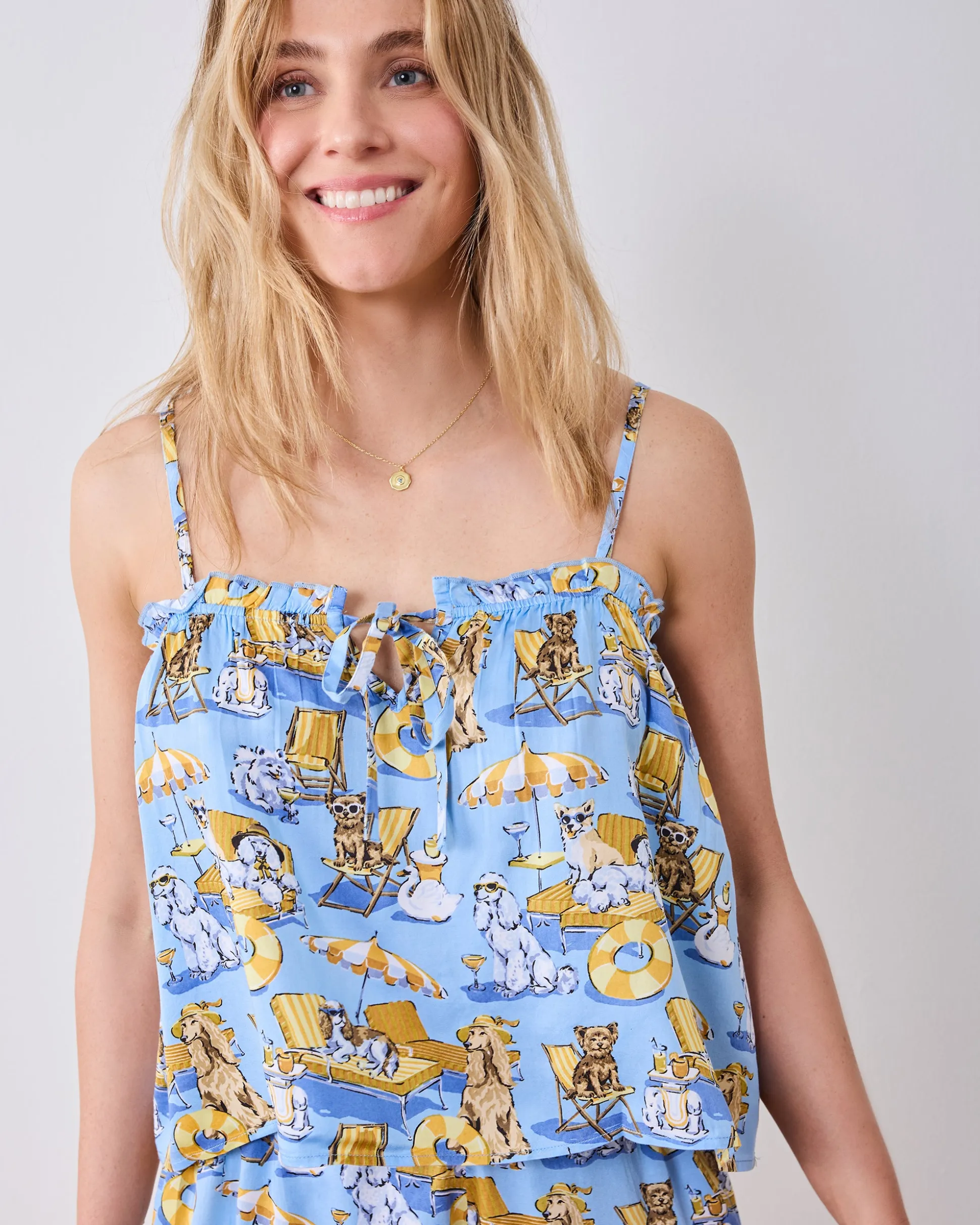 Eco Satin Sydney Set in Palm Royale Pooches