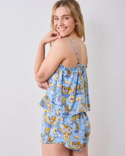 Eco Satin Sydney Set in Palm Royale Pooches