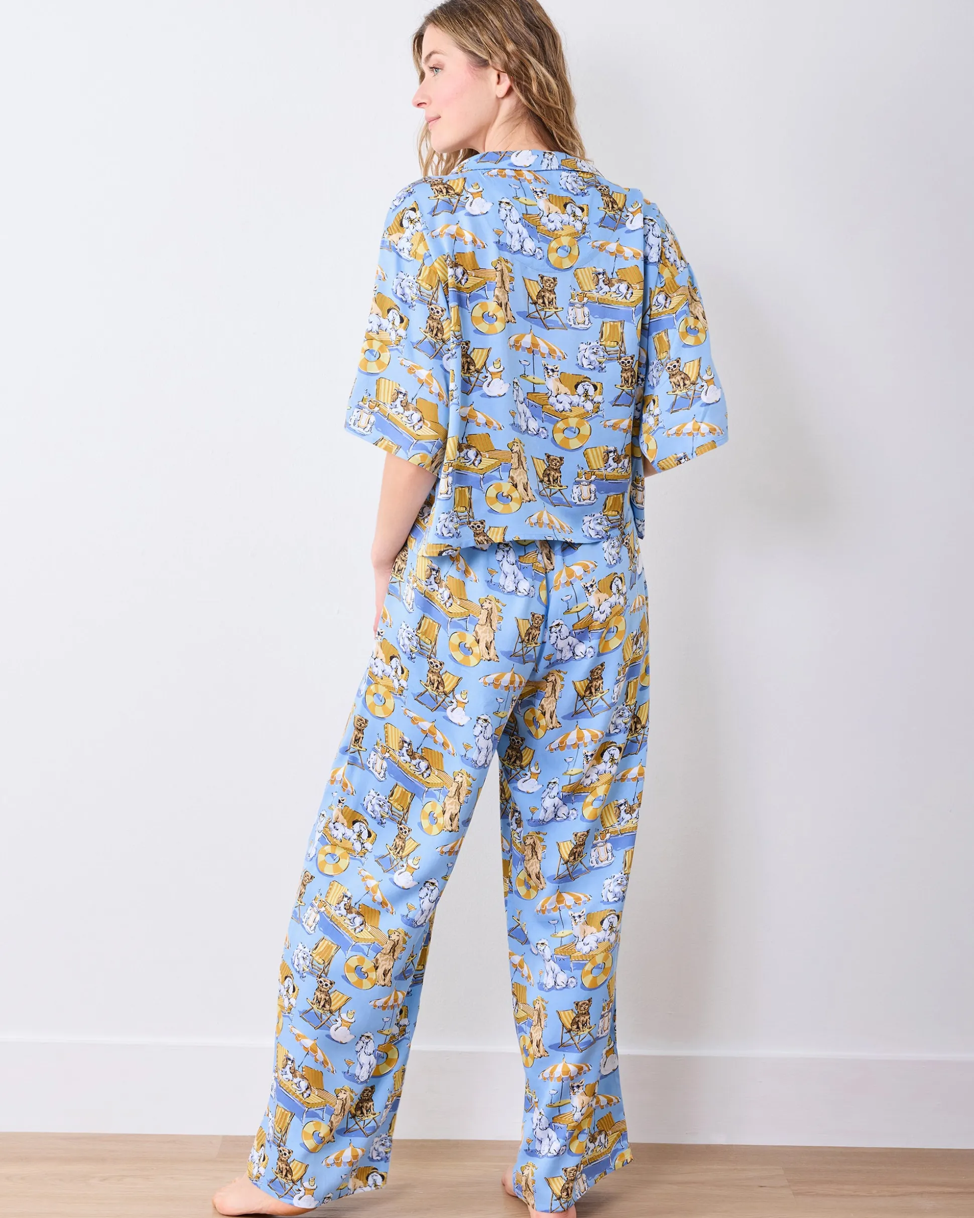 Eco Satin Wildest Dreams Set in Palm Royale Pooches
