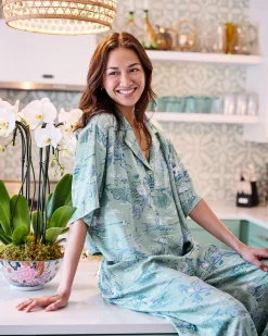 Eco Satin Wildest Dreams Set in Mermaid Toile