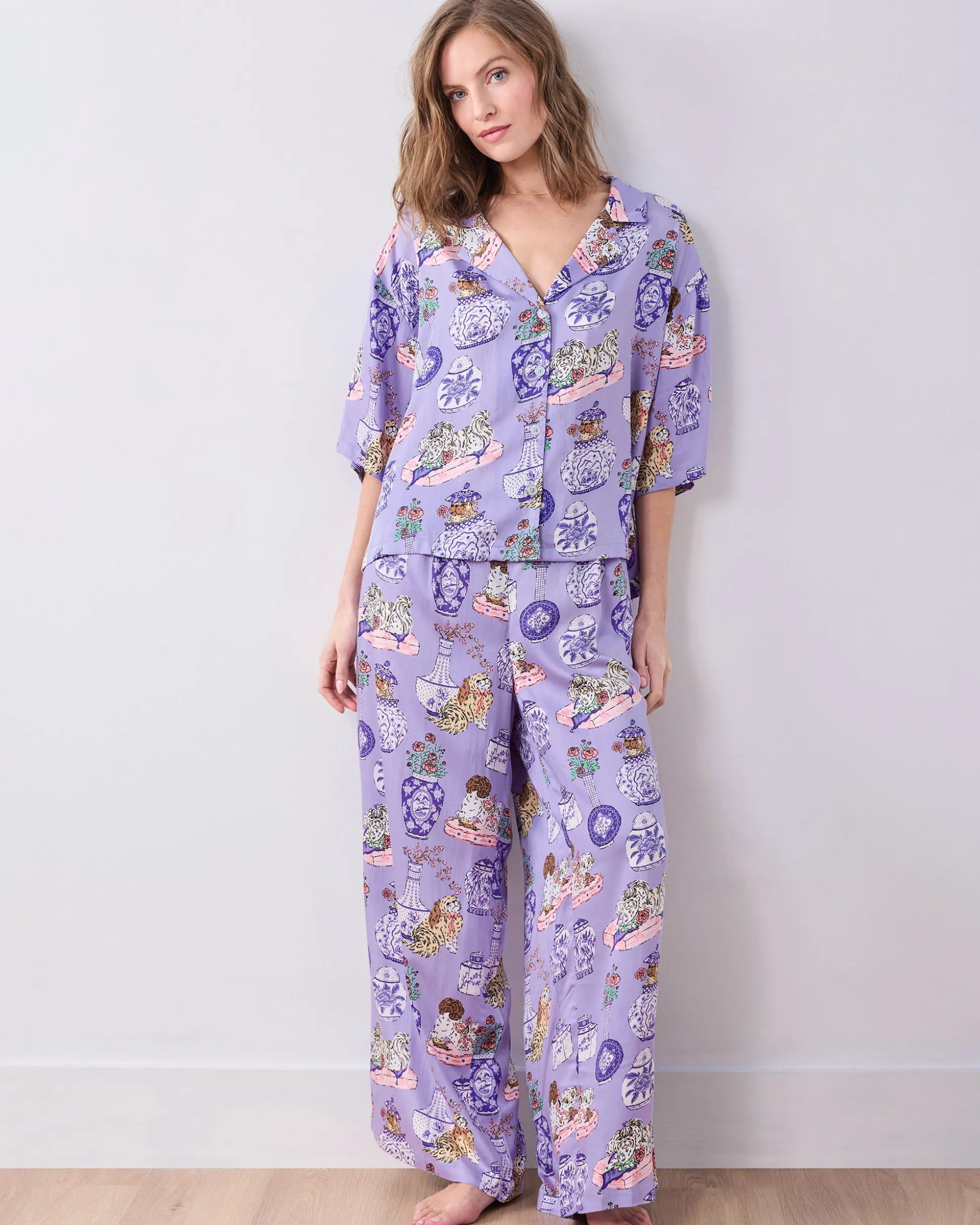 Eco Satin Wildest Dreams Set in Fancy Dogs