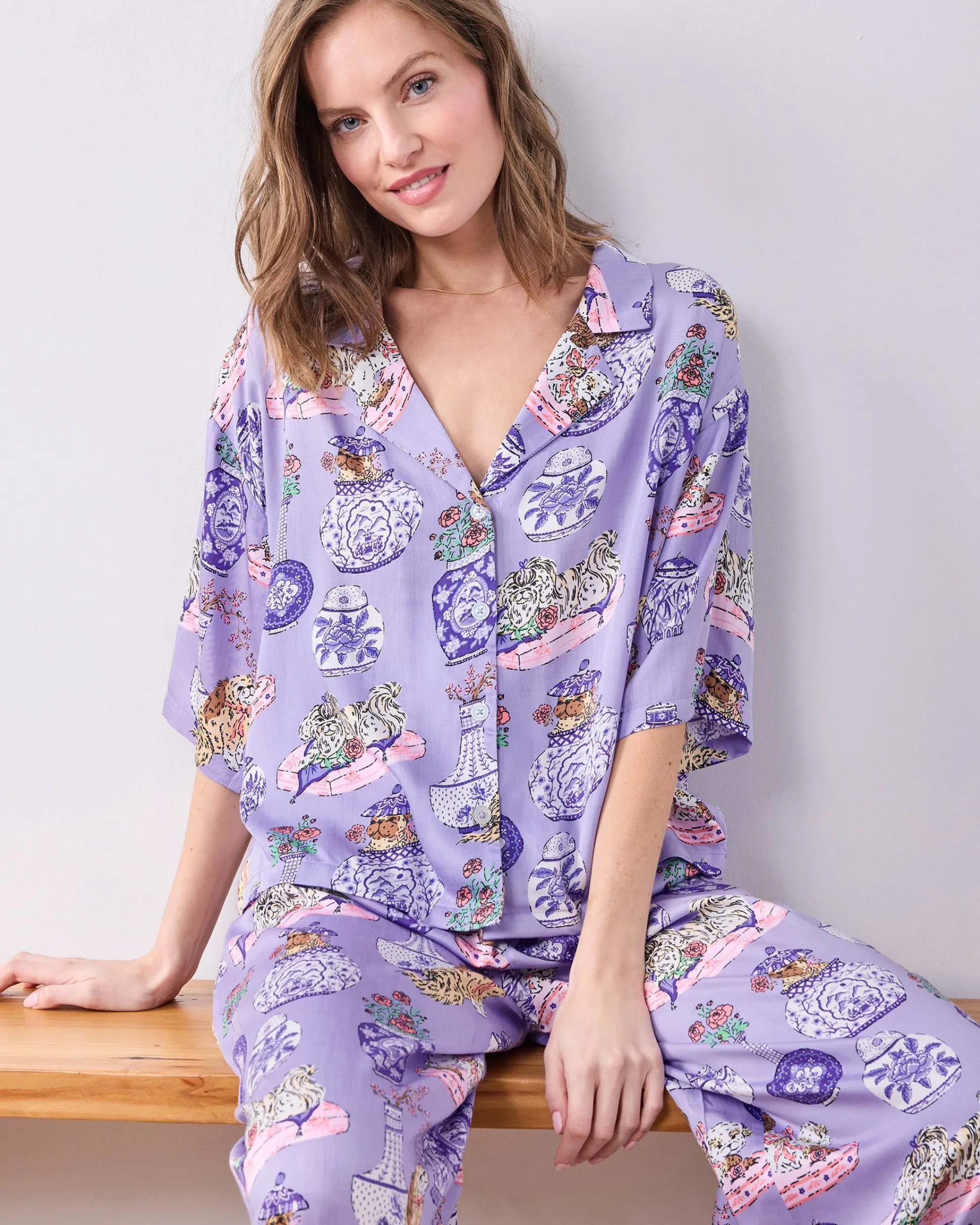 Eco Satin Wildest Dreams Set in Fancy Dogs