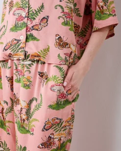 Eco Satin Wildest Dreams Set in Butterfly Forager