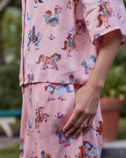 Eco Satin Wildest Dreams Set in Cowgirl Chic