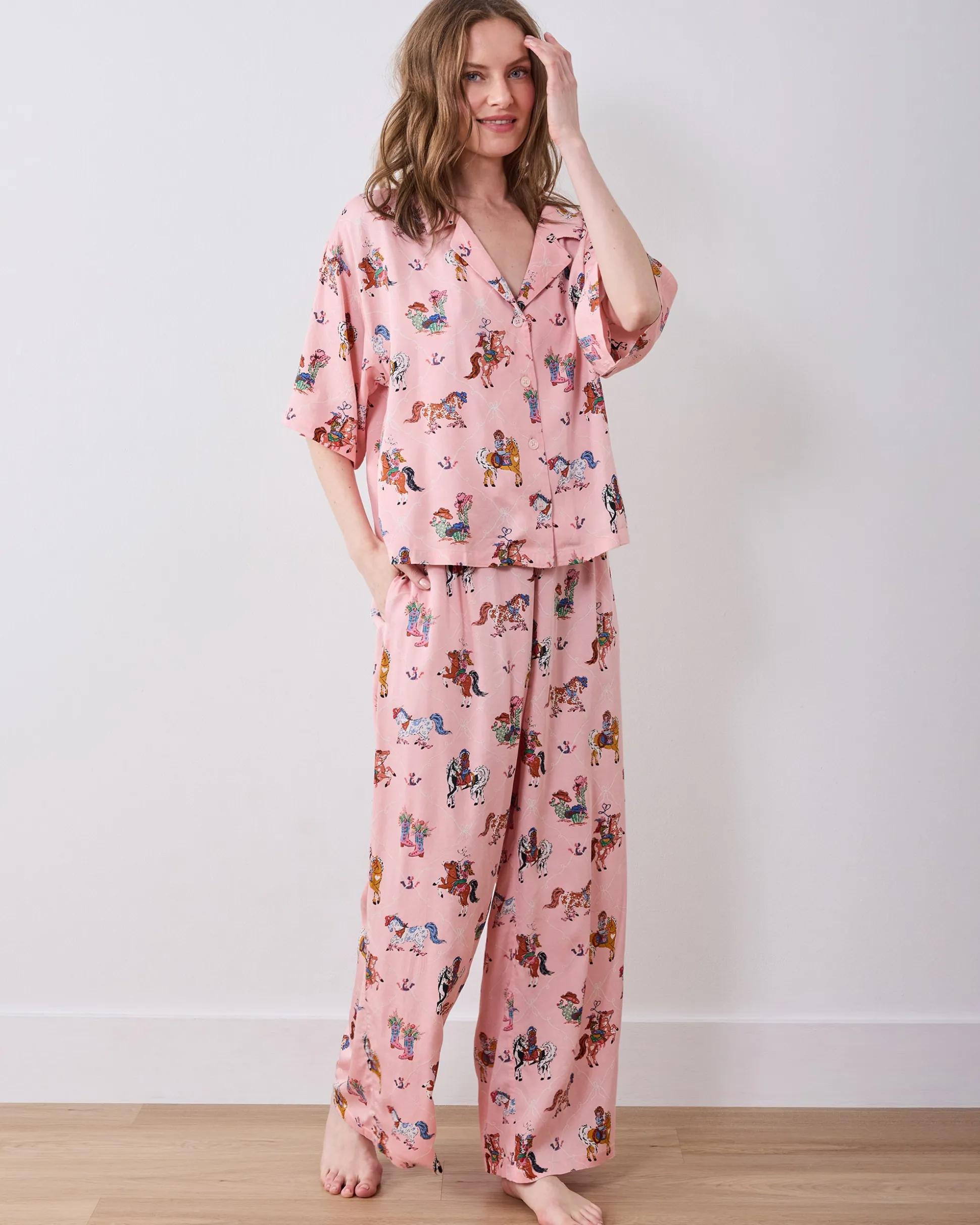 Eco Satin Wildest Dreams Set in Cowgirl Chic