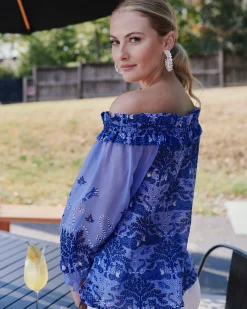 Elegant Escape Top in Charming Cheetahs