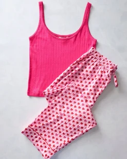 Esme Tank & PJ Pants Bundle in Mini Candy Hearts