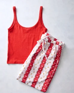 Esme Tank & PJ Pants Bundle in Sweetheart Stripes