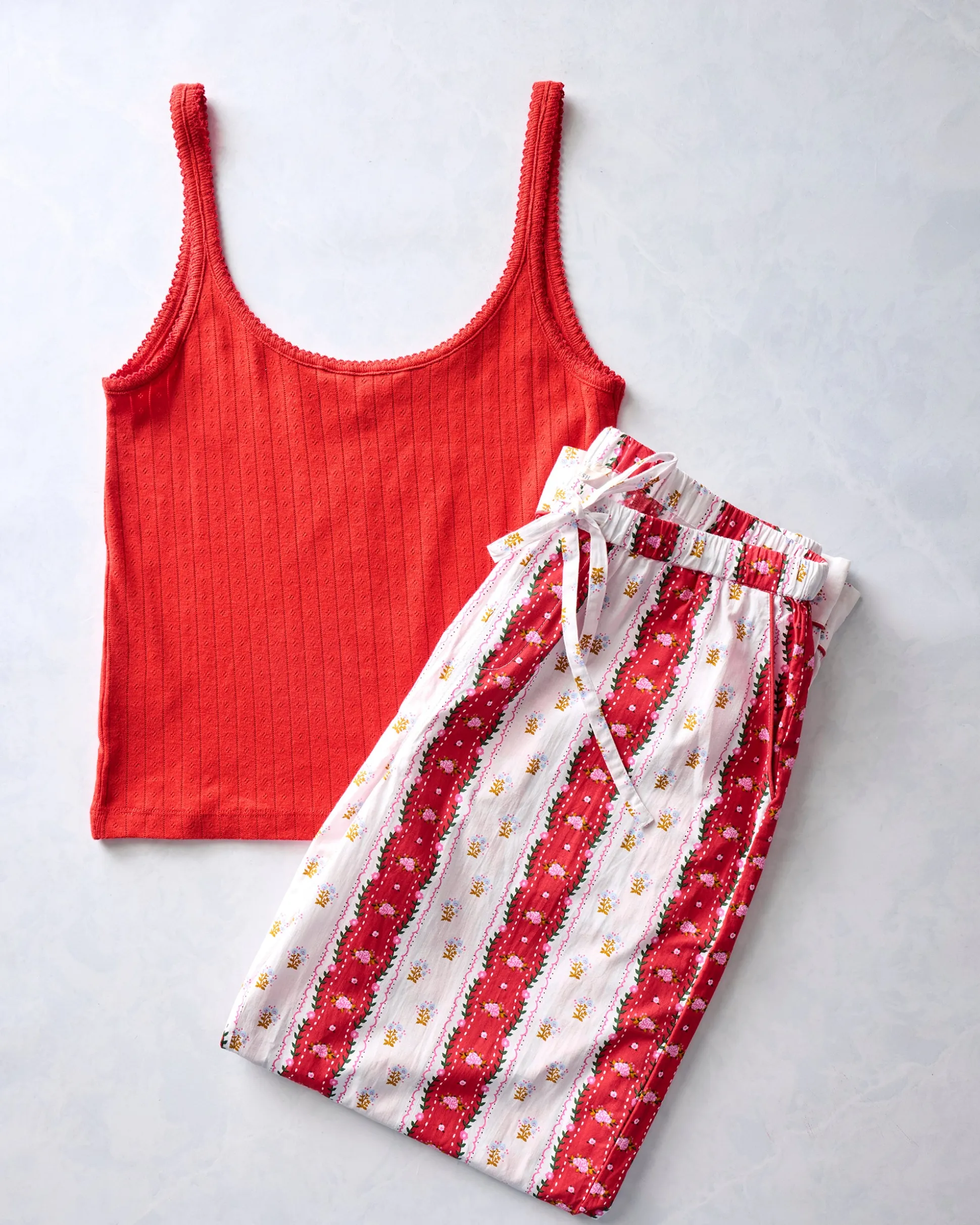 Esme Tank & PJ Pants Bundle in Sweetheart Stripes