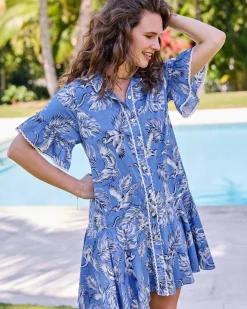 Estelle Dress in Heron Landing