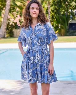 Estelle Dress in Heron Landing