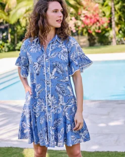 Estelle Dress in Heron Landing
