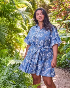 Estelle Dress in Heron Landing