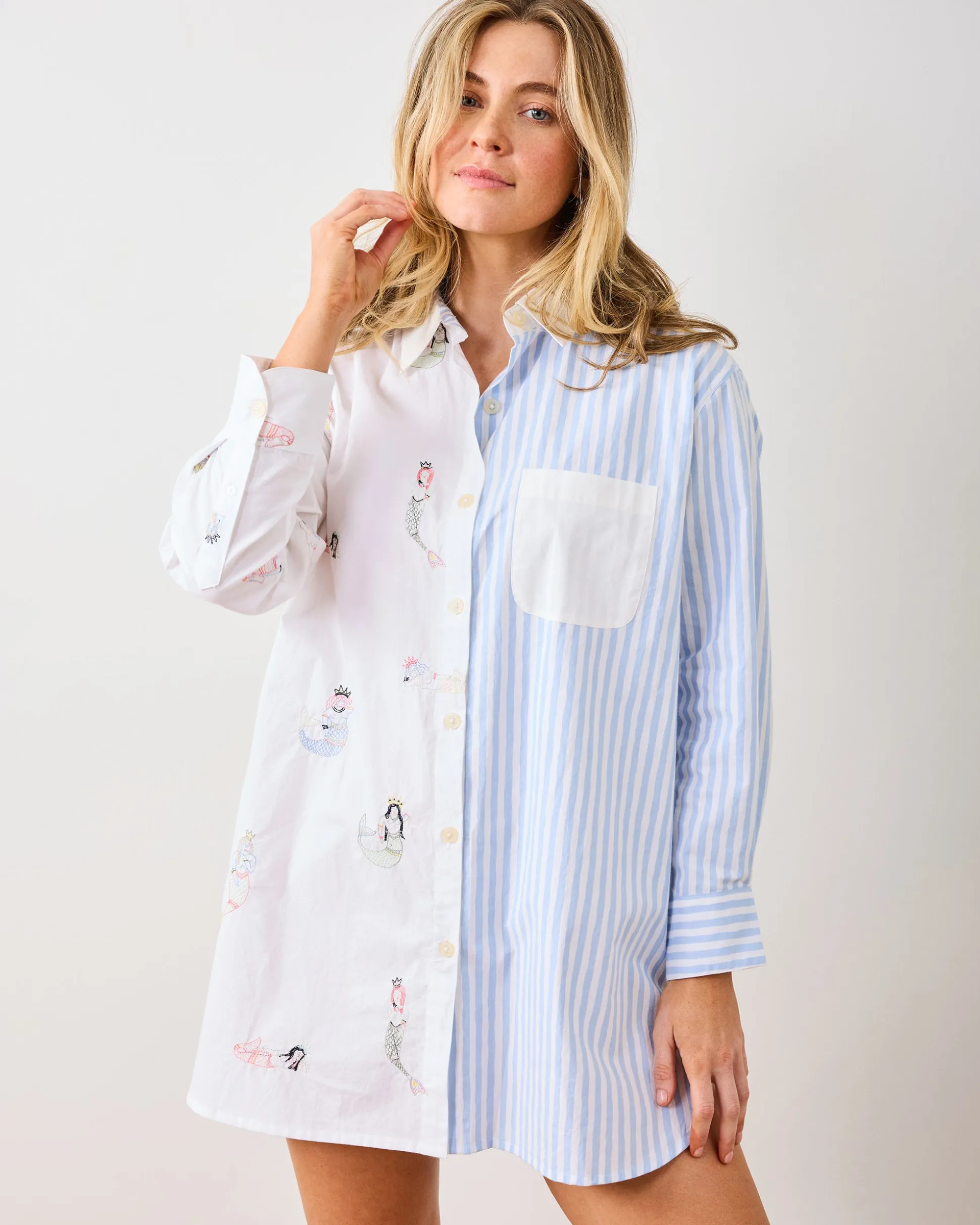 Everyday Button Down in Daughters of Triton
