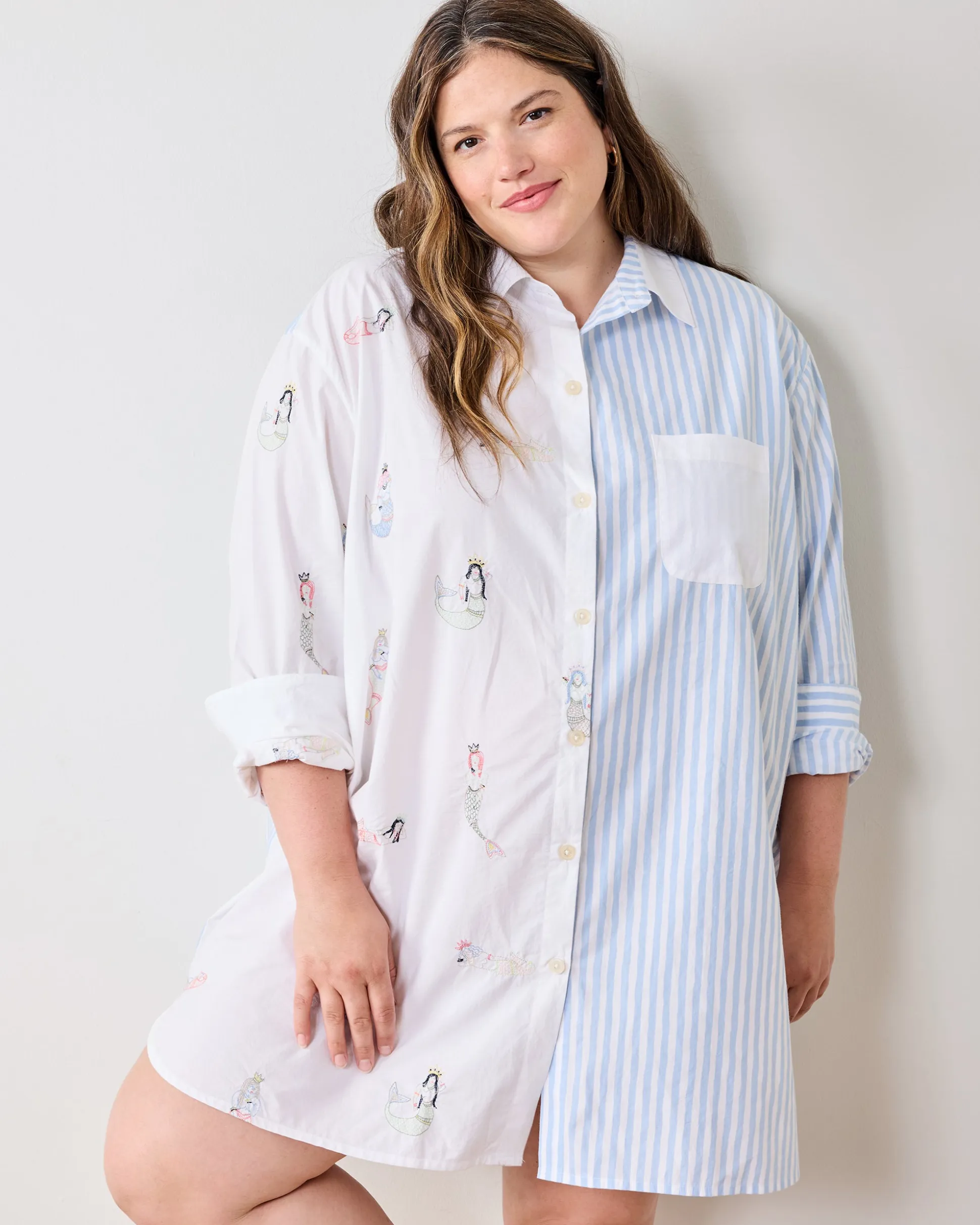 Everyday Button Down in Daughters of Triton