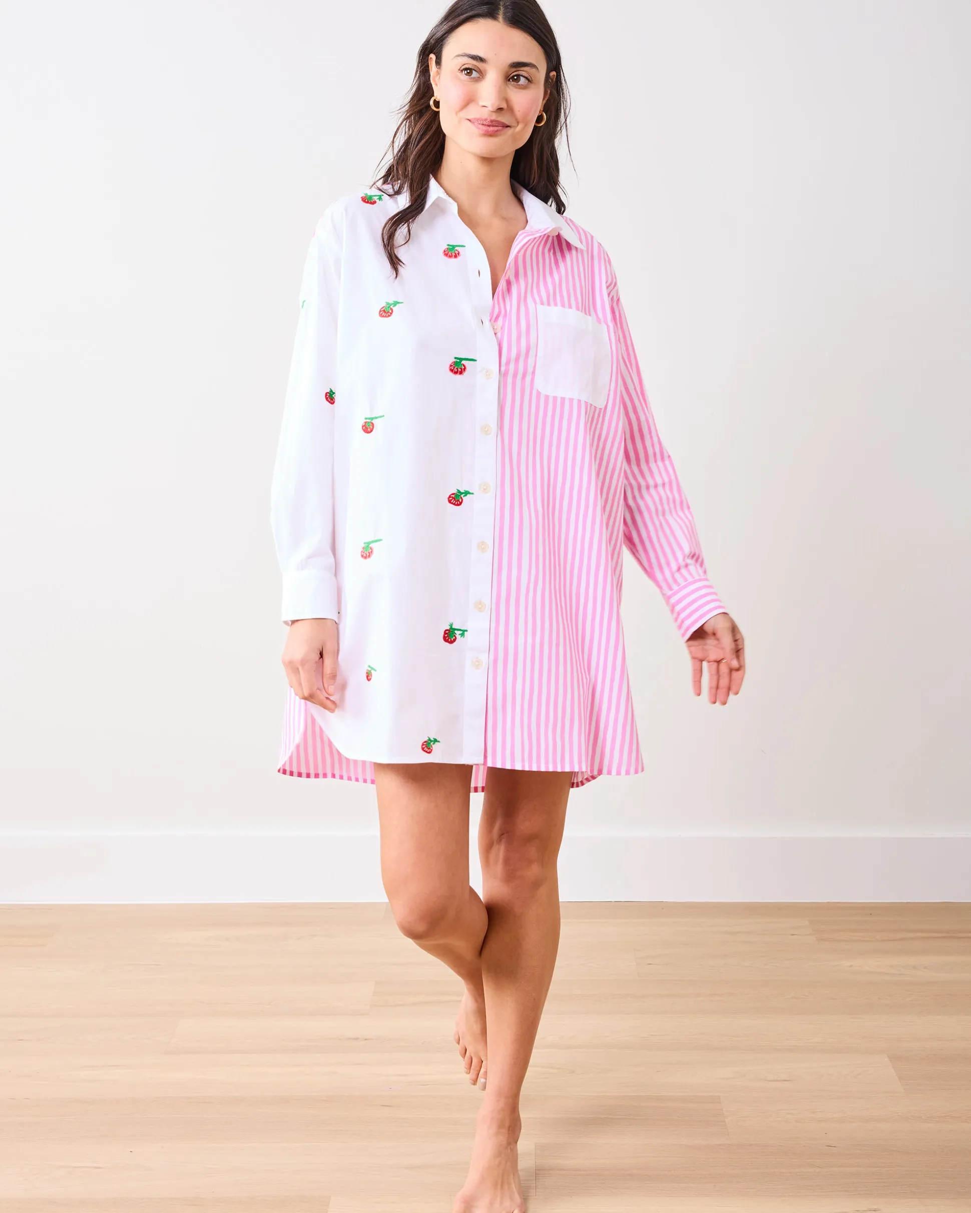 Everyday Button Down in Kitchen Garden