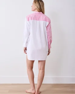 Everyday Button Down in Spa Day Stripes