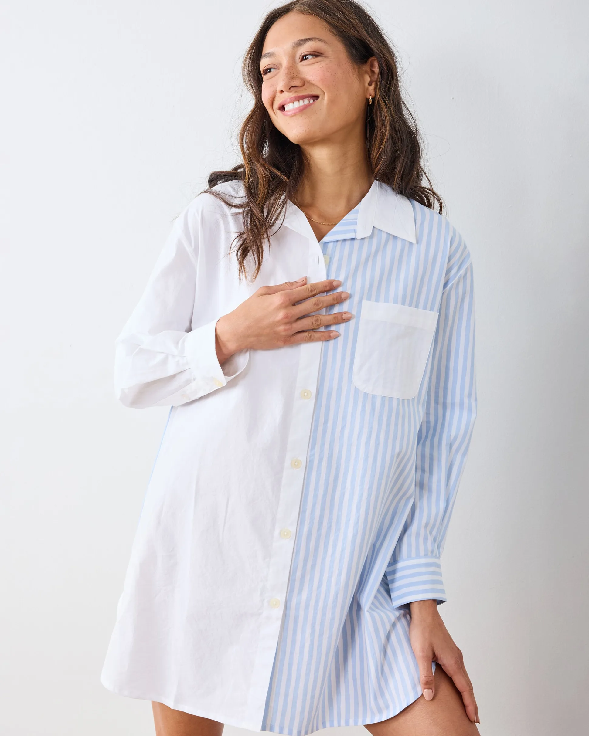 Everyday Button Down in Weekend Stripes